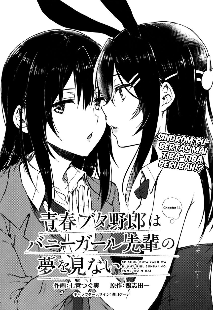 Seishun Buta Yarou wa Bunny Girl-senpai no Yume wo Minai chapter 14